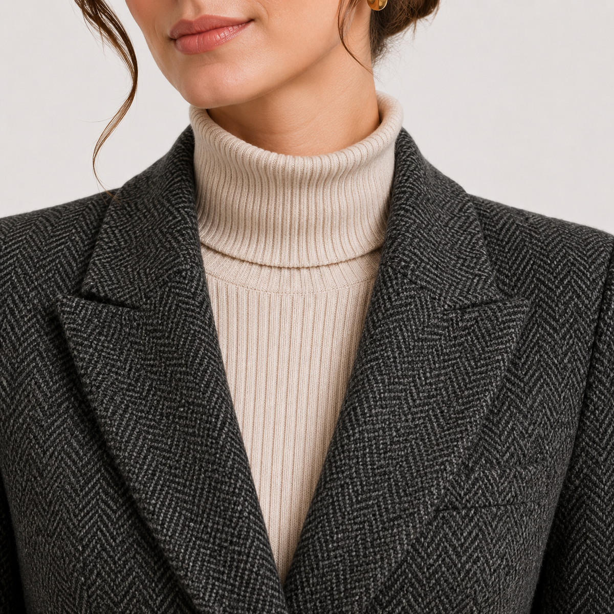 Blazer ceinturé pour femme, style business casual intemporel. 2