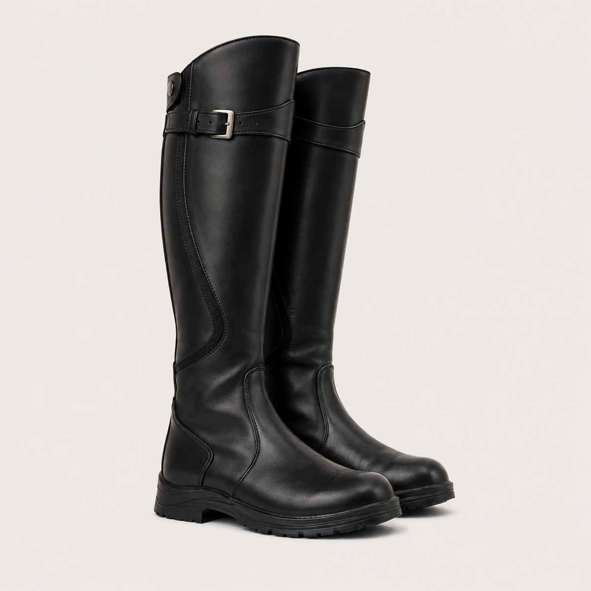 Bottes d'équitation intemporelles pour femmes, élégantes et traditionnelles, chaussures d'hiver 0