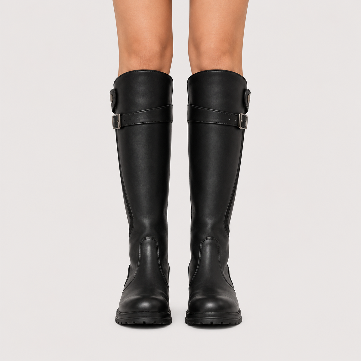 Bottes d'équitation intemporelles pour femmes, élégantes et traditionnelles, chaussures d'hiver 1