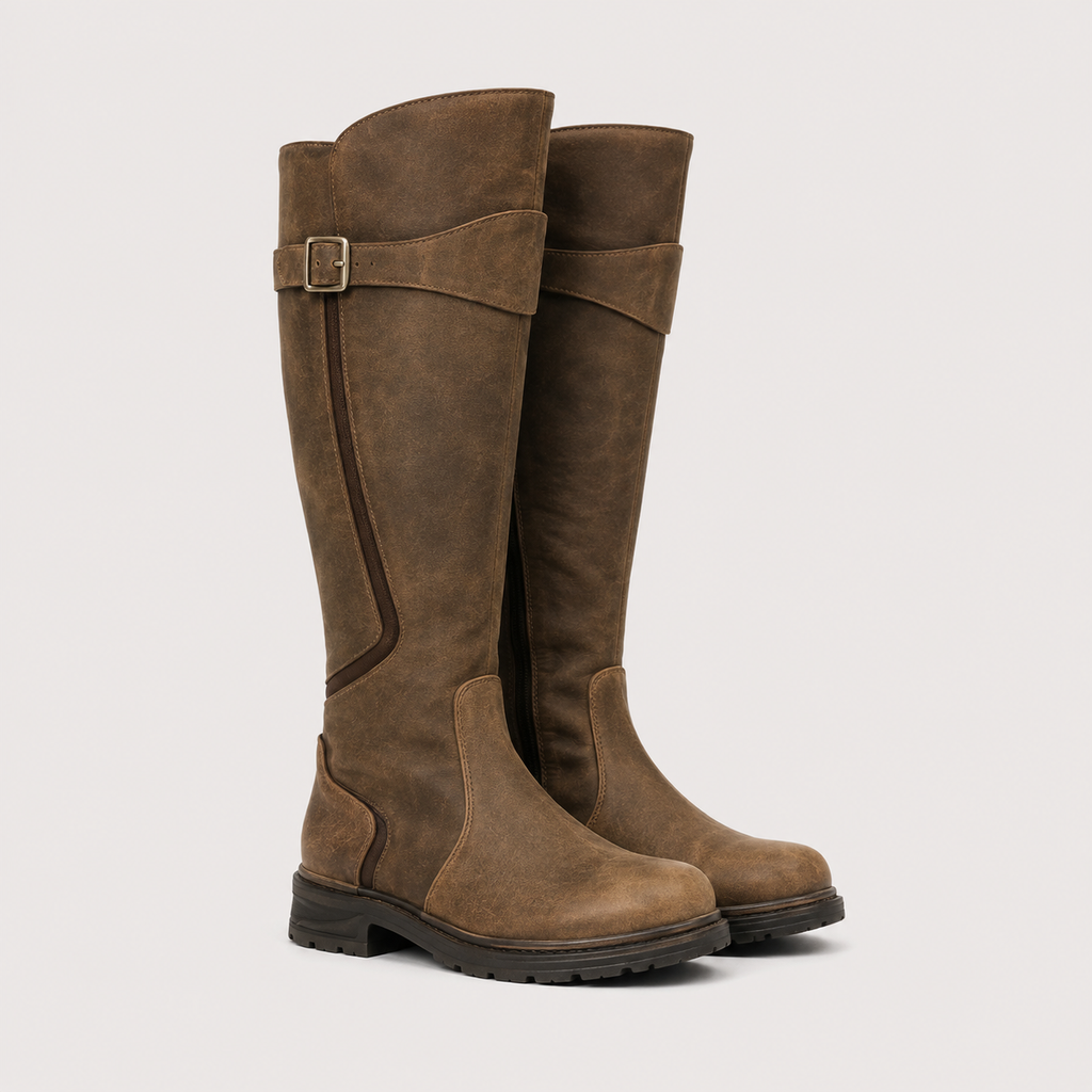 Bottes d'équitation intemporelles pour femmes, élégantes et traditionnelles, chaussures d'hiver 4