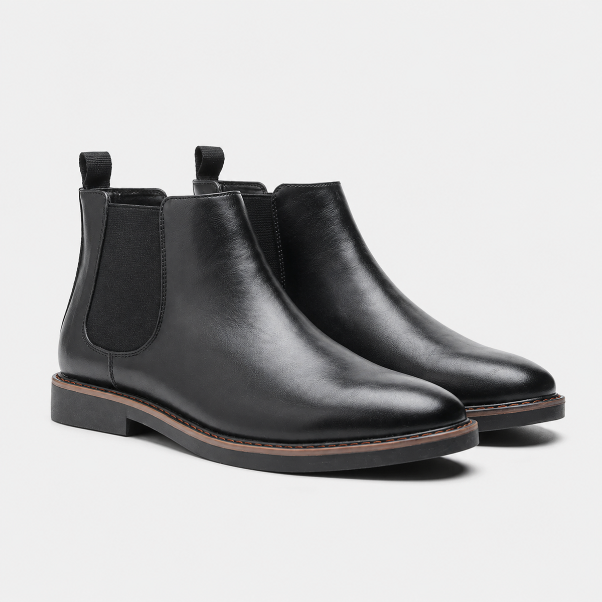 Bottines Chelsea élégantes pour hommes, chaussures classiques de l'âge d'or 5