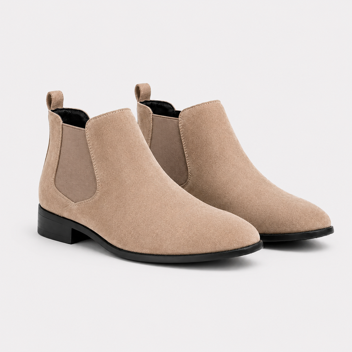 Bottines Chelsea en daim pour hommes, confortables et décontractées à enfiler 0