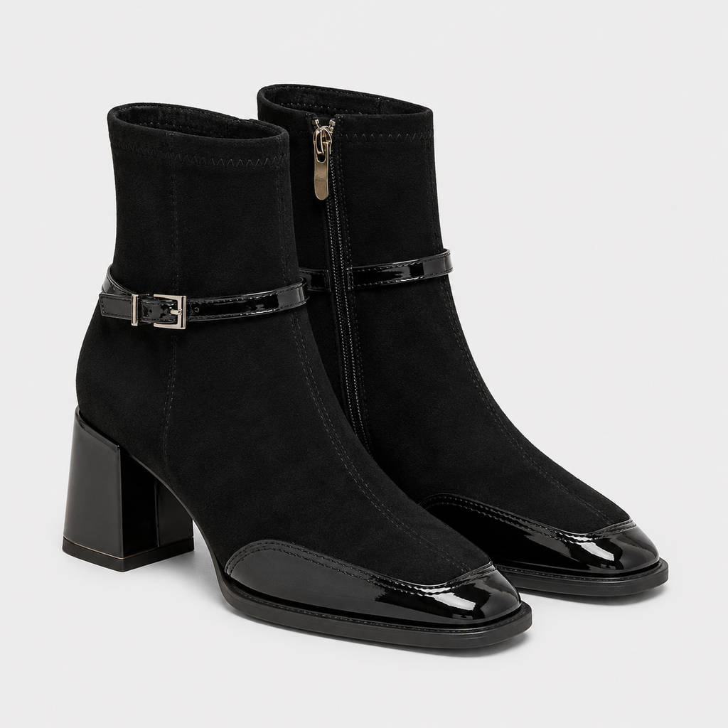 Bottines confortables en simili cuir pour femmes, parfaites pour le travail et les loisirs. 5