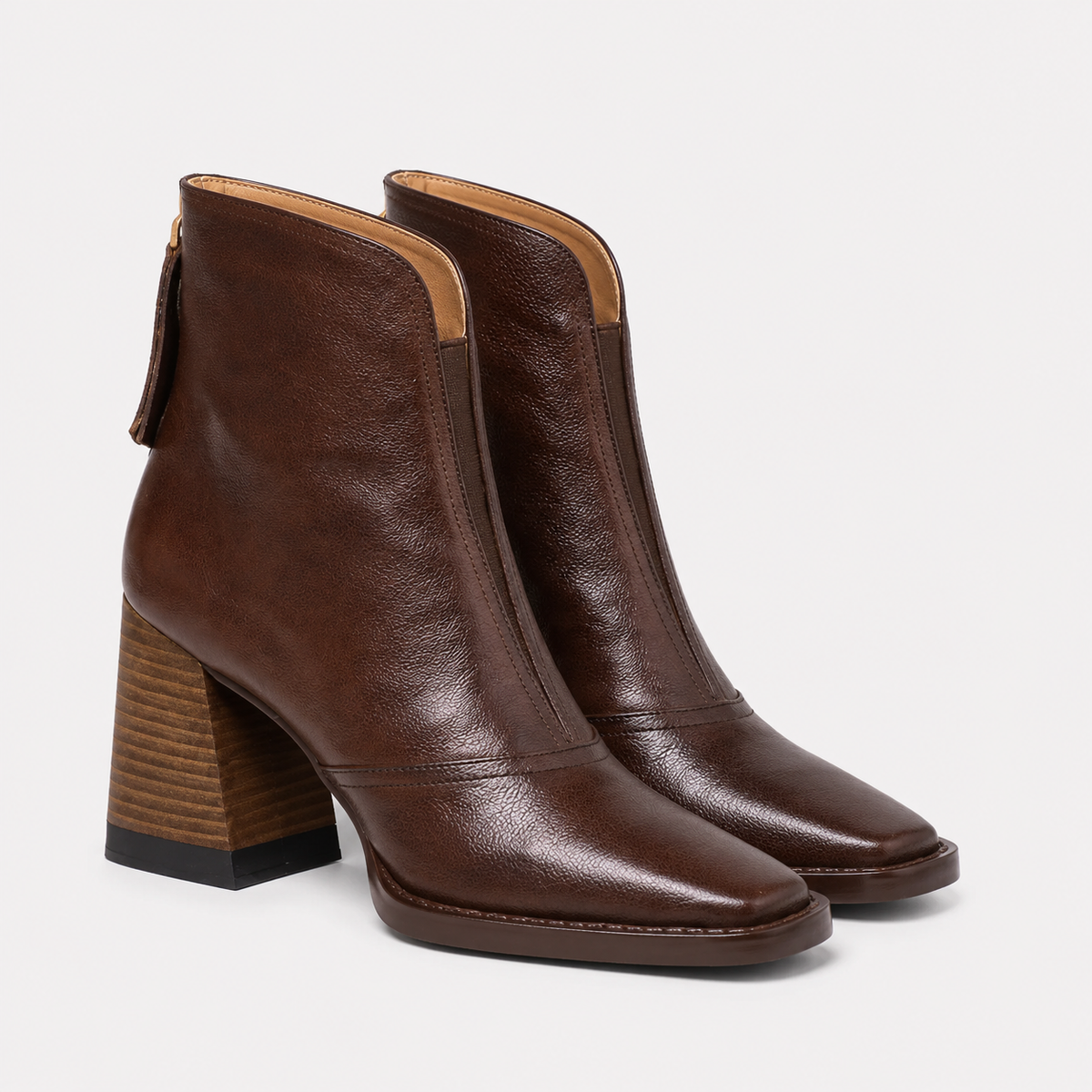 Bottines confortables en similicuir pour femmes, idéales pour la marche quotidienne 0