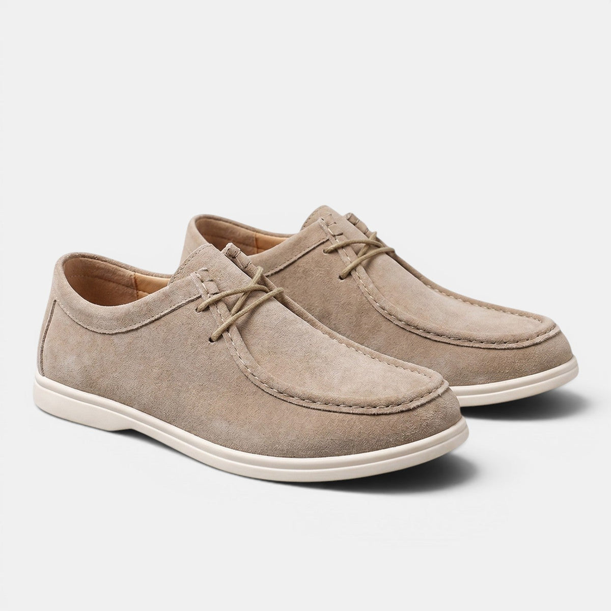 Chaussures de bureau légères en daim à lacets pour hommes, idéales au quotidien 0