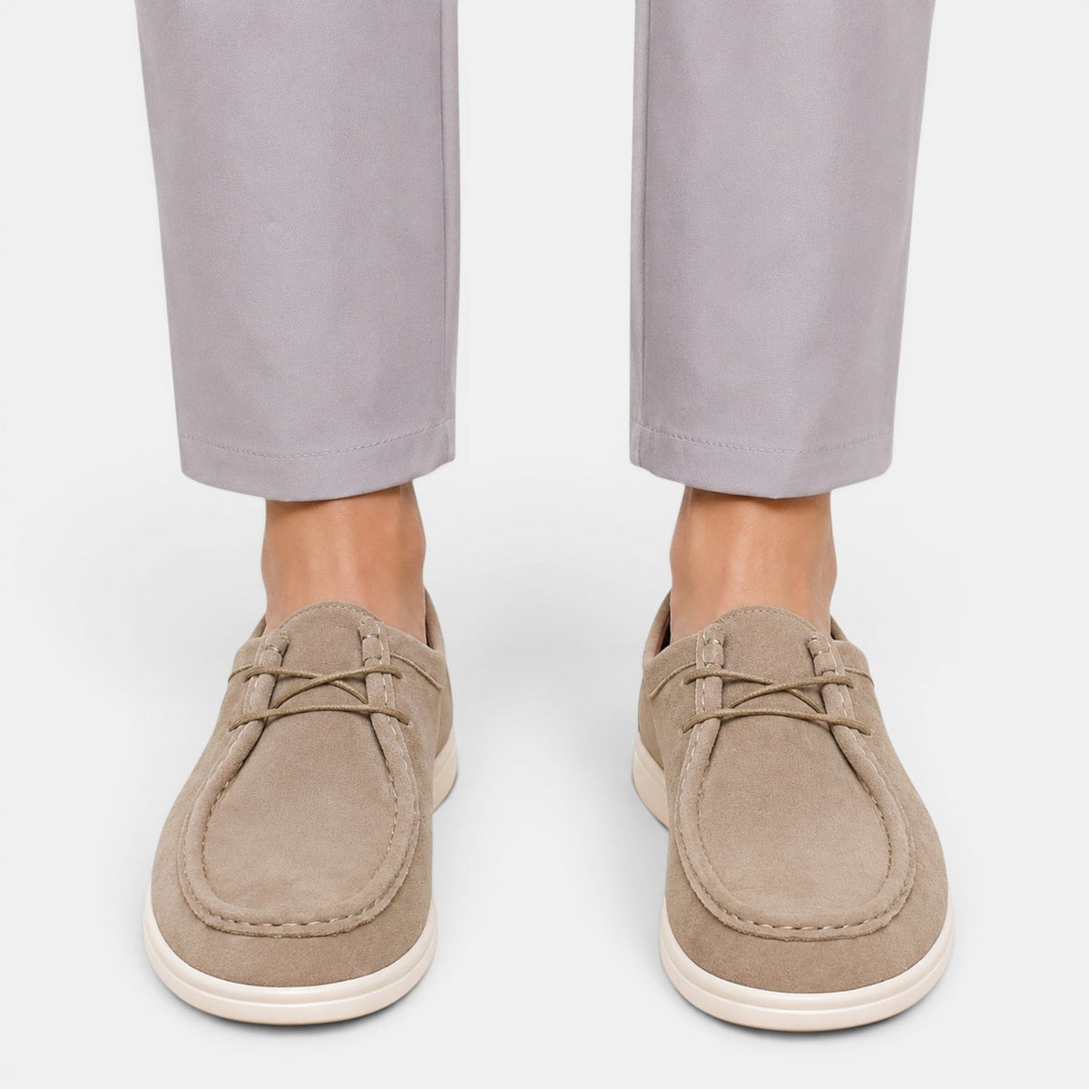 Chaussures de bureau légères en daim à lacets pour hommes, idéales au quotidien 4