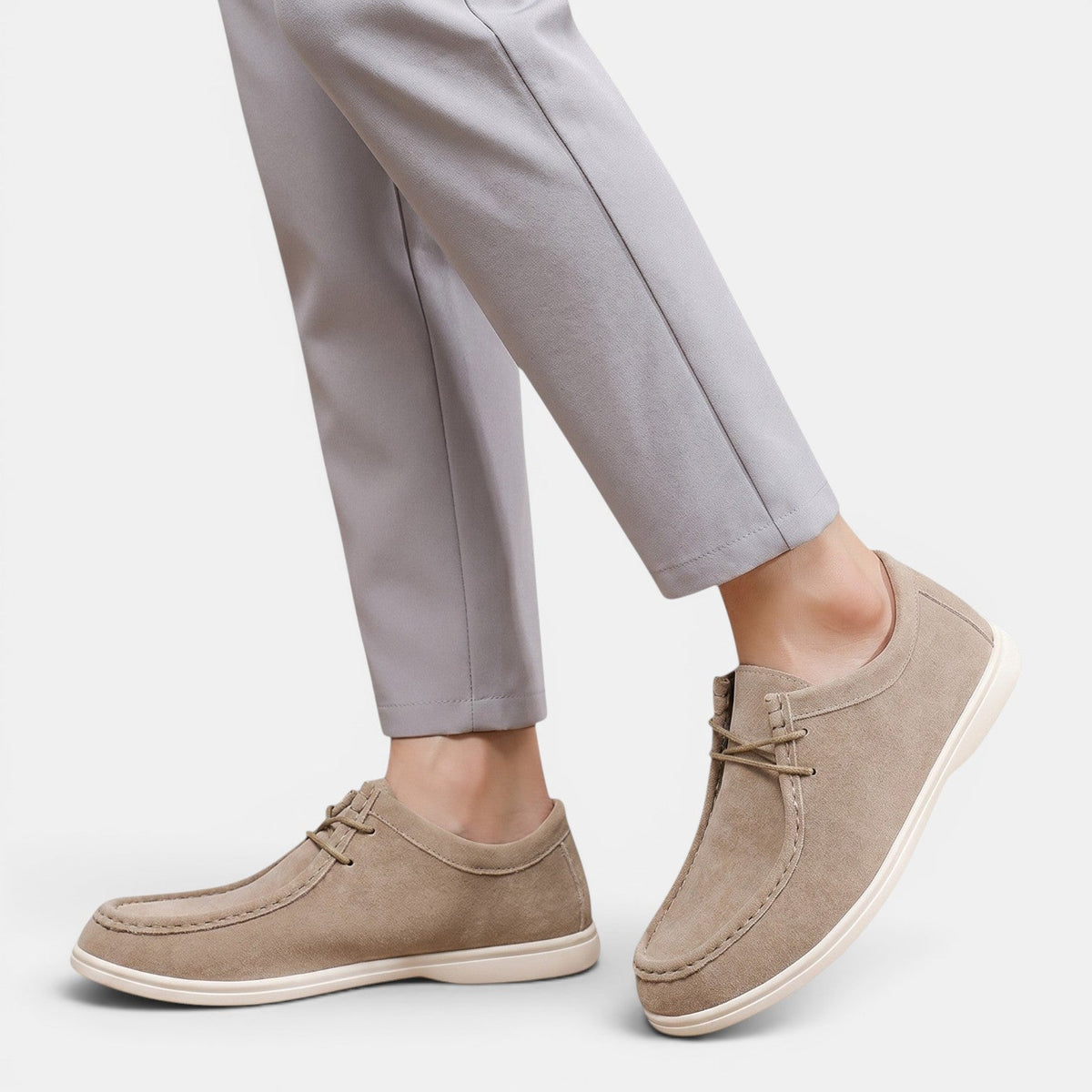 Chaussures de bureau légères en daim à lacets pour hommes, idéales au quotidien 5