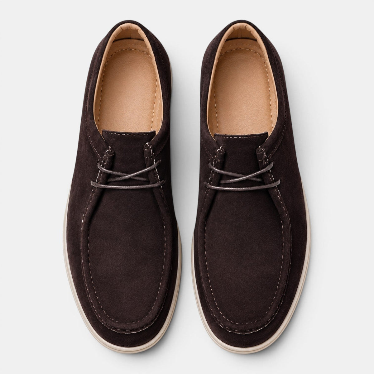 Chaussures de bureau légères en daim à lacets pour hommes, idéales au quotidien 7