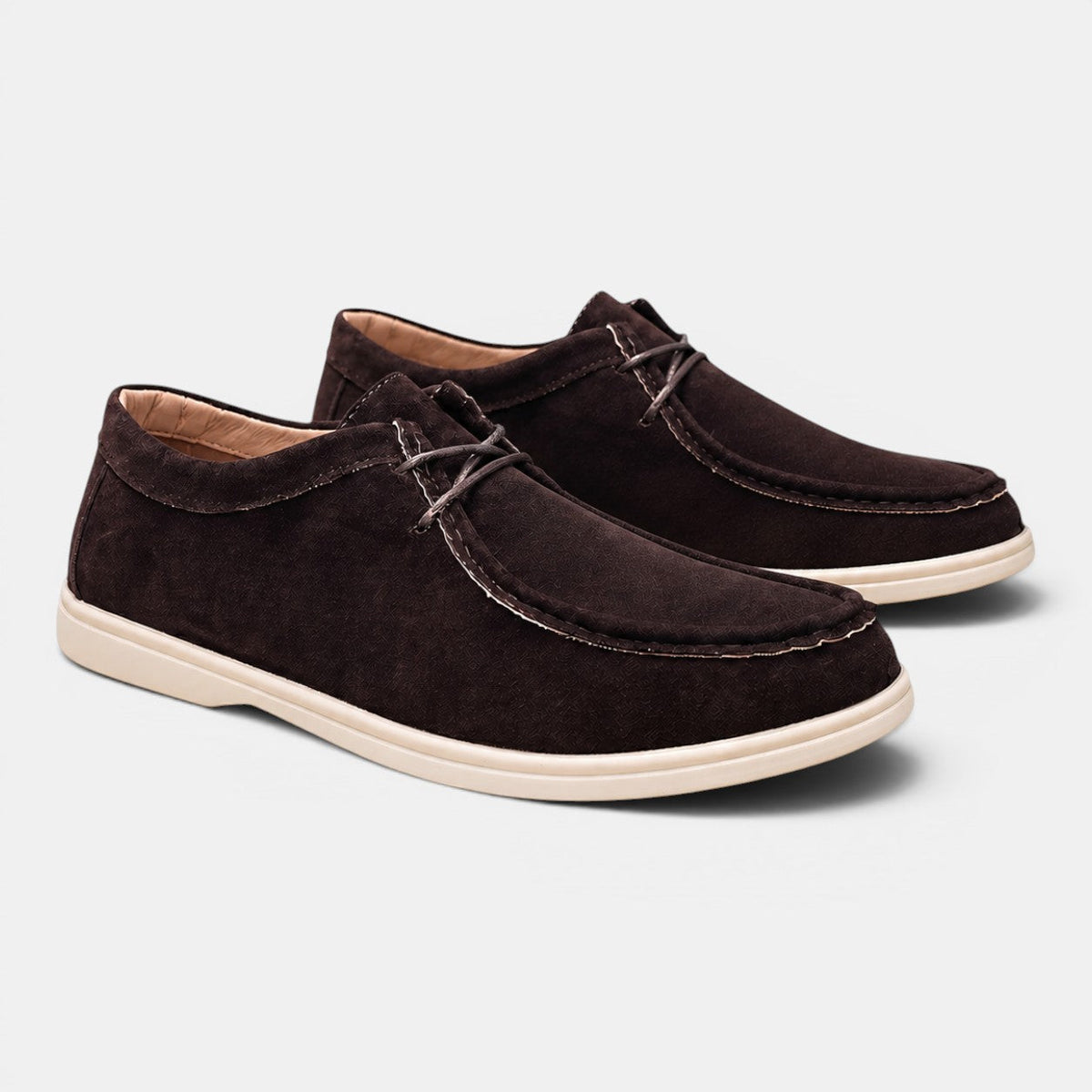 Chaussures de bureau légères en daim à lacets pour hommes, idéales au quotidien 8