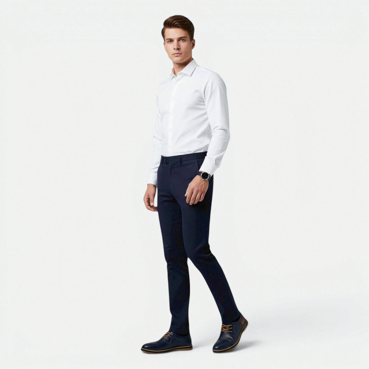 Chaussures en cuir pour hommes fabriquées à la main 3