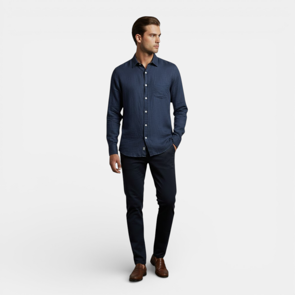 Chemise respirante à manches longues pour homme, idéale pour l'été 8