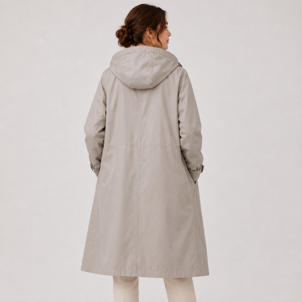 Coupe-vent léger à capuche pour femme, imperméable 3