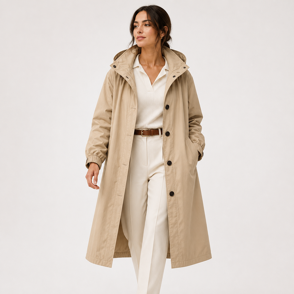 Coupe-vent léger à capuche pour femme, imperméable 8