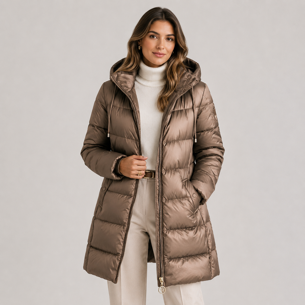 Doudoune à capuche pour femme, isolante et idéale pour les temps froids. 4