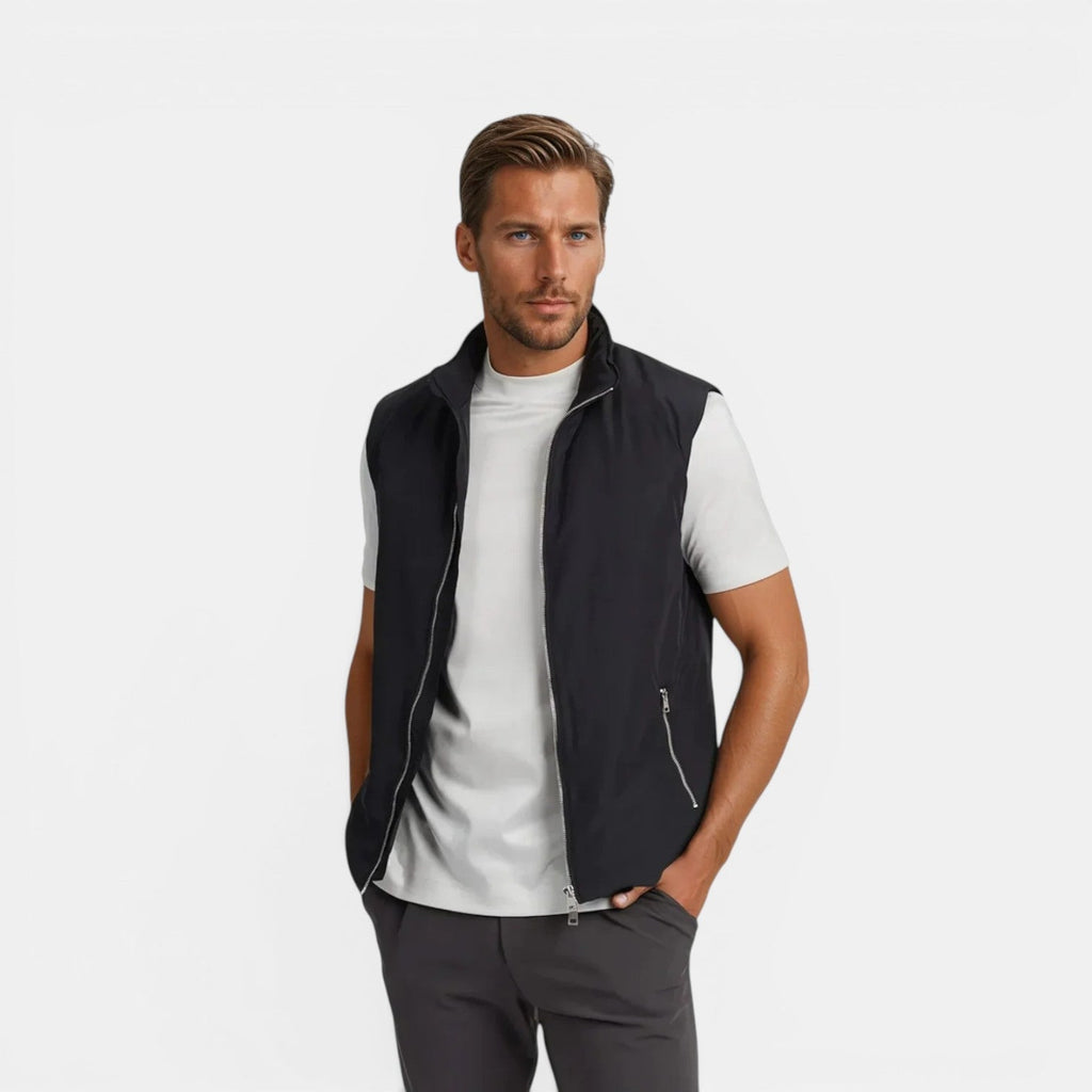 Gilet sans manches matelassé léger pour homme 1