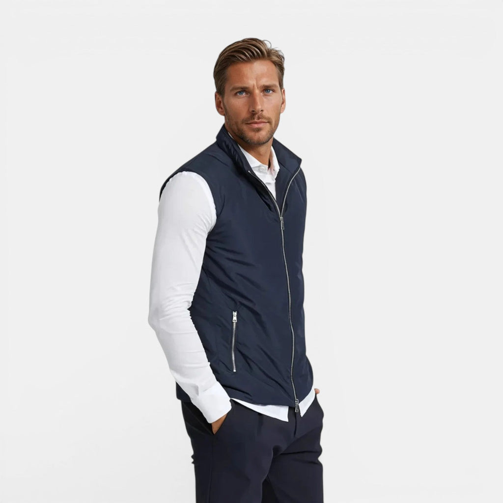Gilet sans manches matelassé léger pour homme 3