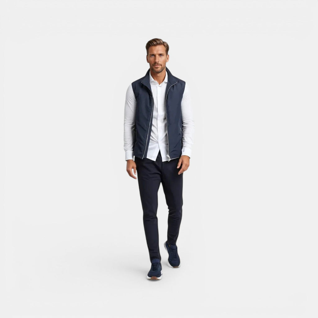 Gilet sans manches matelassé léger pour homme 4