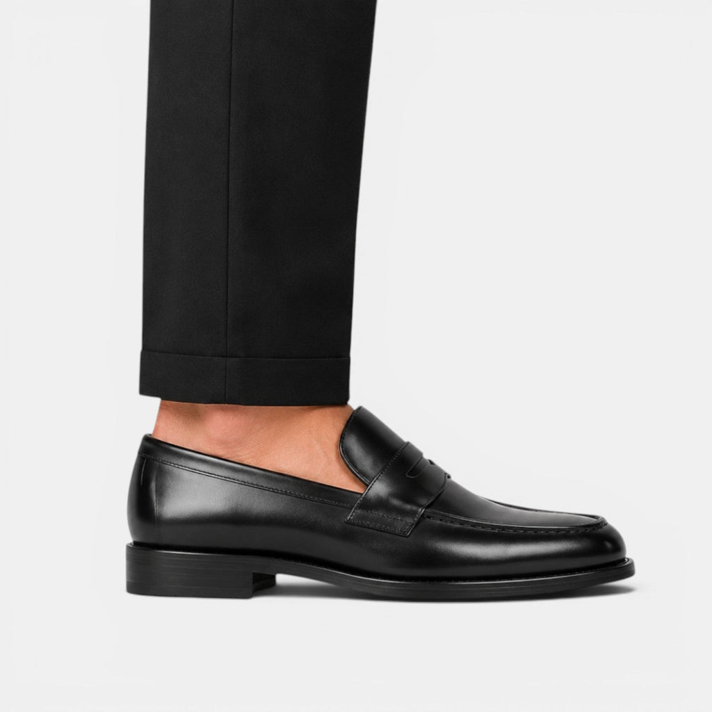 Mocassins Penny en cuir de qualité supérieure pour hommes, chaussures habillées classiques 2