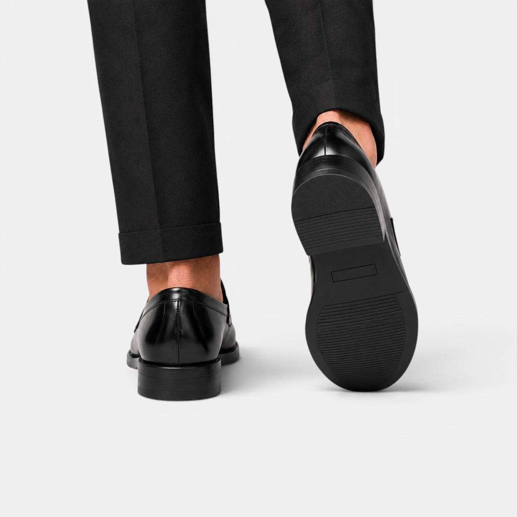 Mocassins Penny en cuir de qualité supérieure pour hommes, chaussures habillées classiques 3