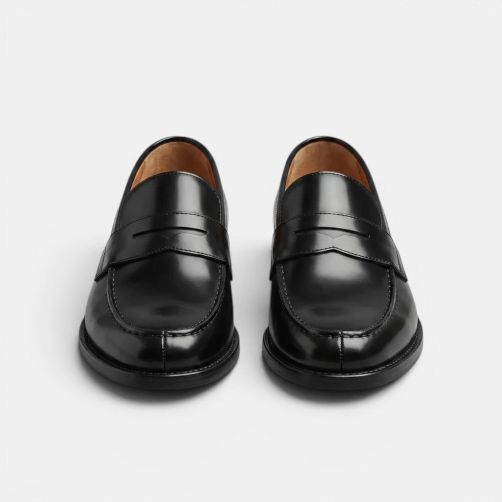 Mocassins Penny en cuir de qualité supérieure pour hommes, chaussures habillées classiques 5