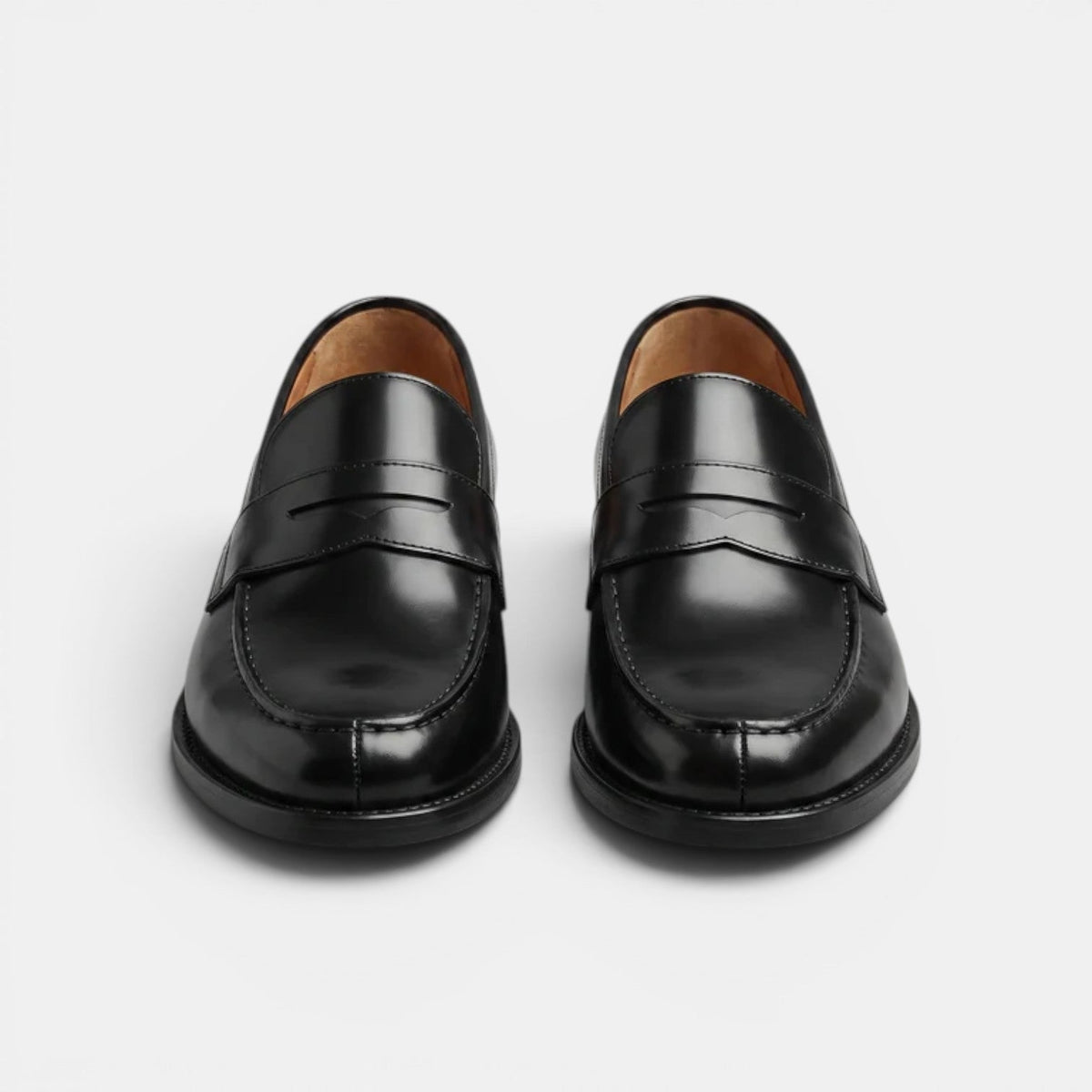 Mocassins Penny en cuir de qualité supérieure pour hommes, chaussures habillées classiques 5