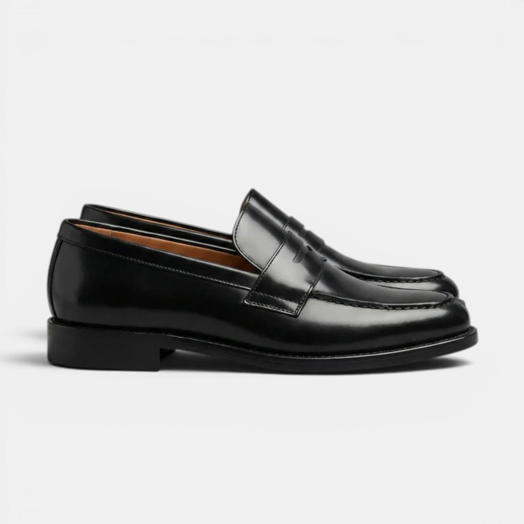 Mocassins Penny en cuir de qualité supérieure pour hommes, chaussures habillées classiques 6