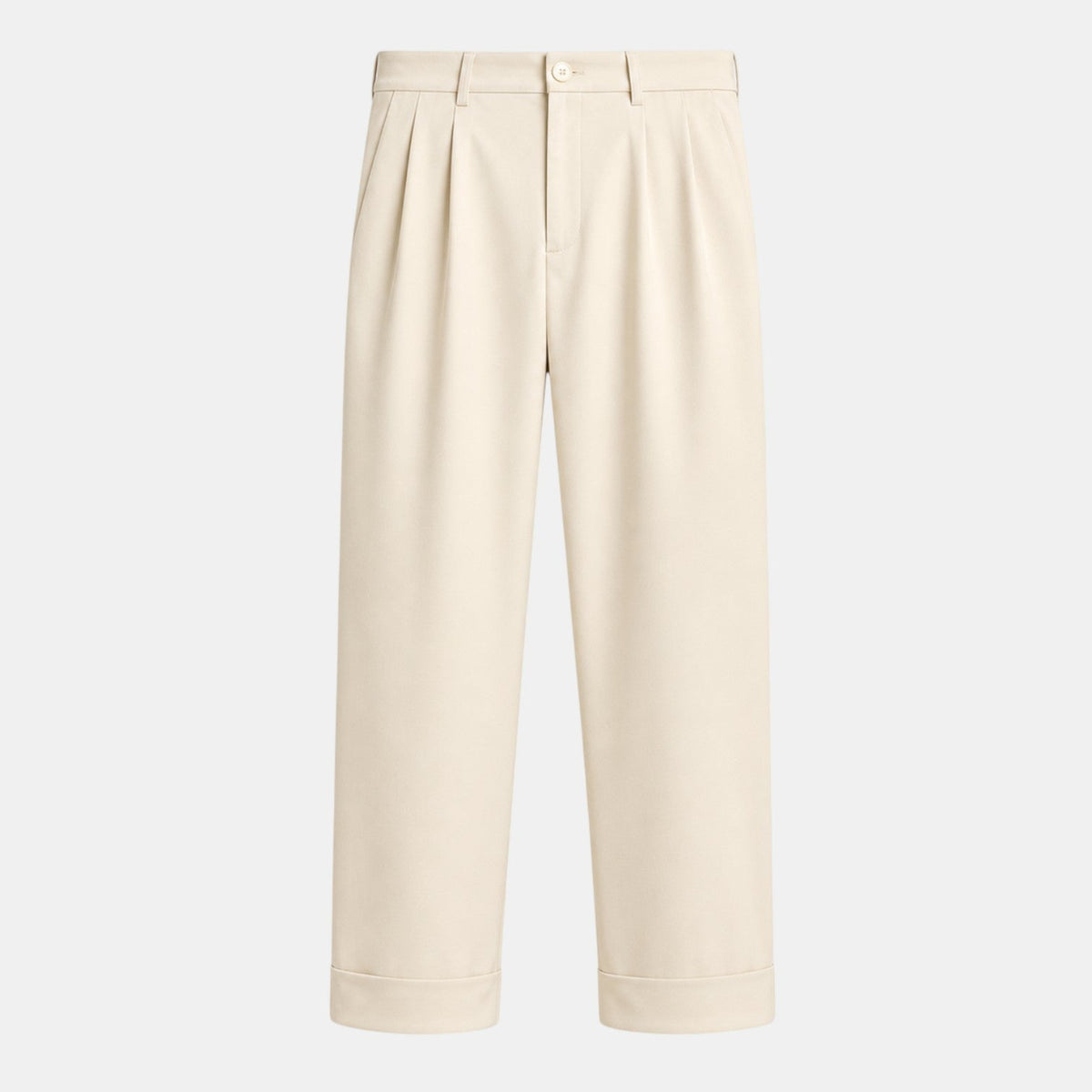 Pantalon en lin taille haute pour femme 0