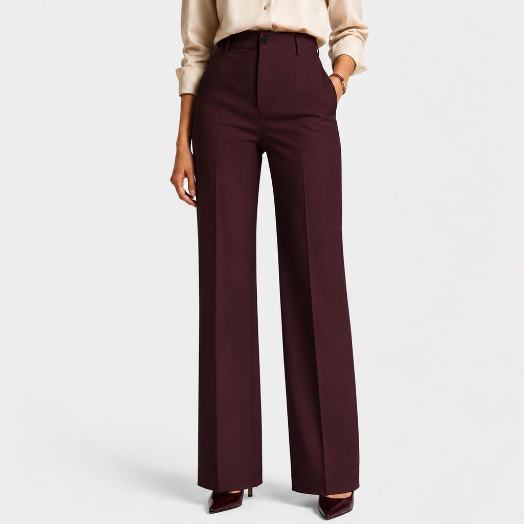 Pantalon large premium pour femme, confortable pour le bureau 0