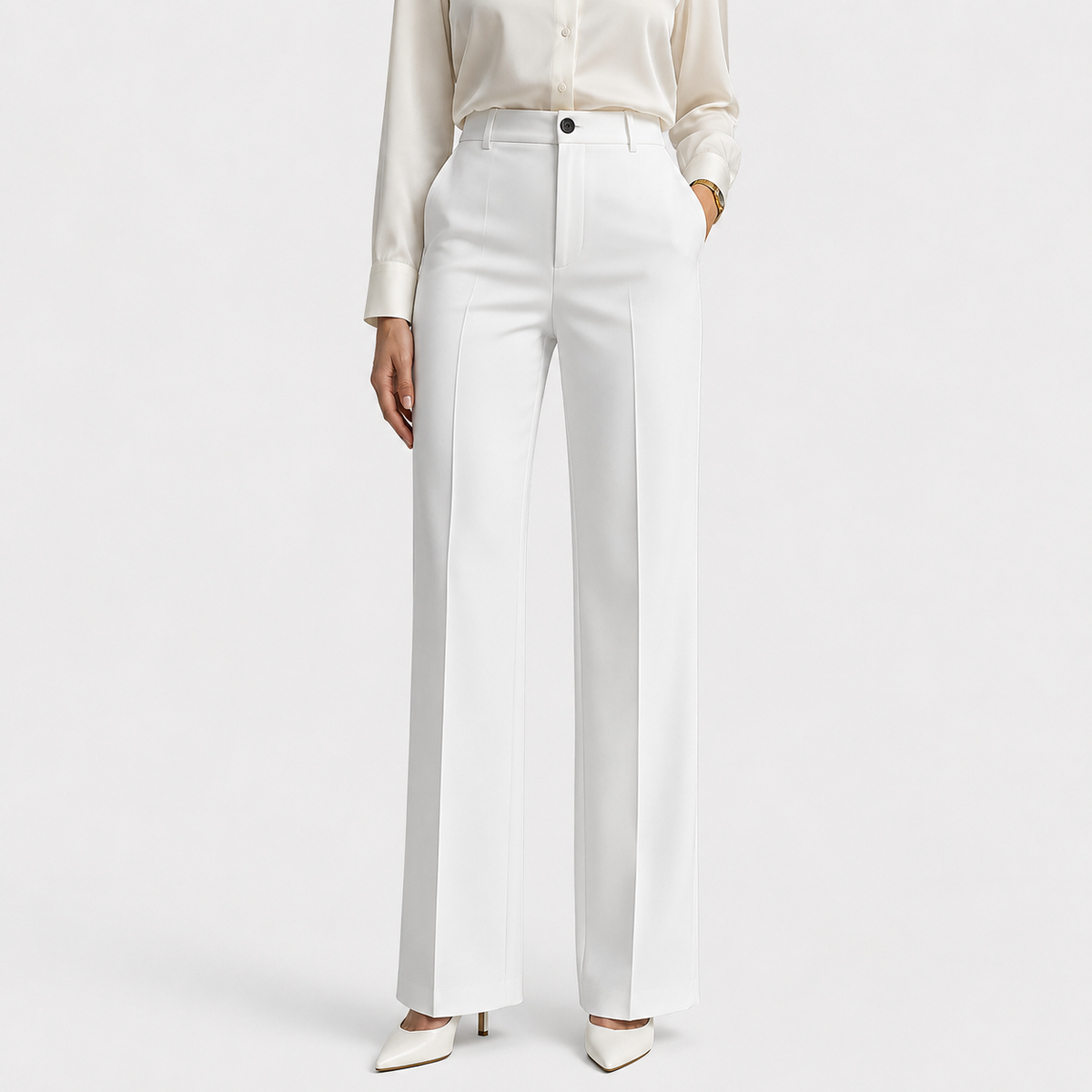 Pantalon large premium pour femme, confortable pour le bureau 1