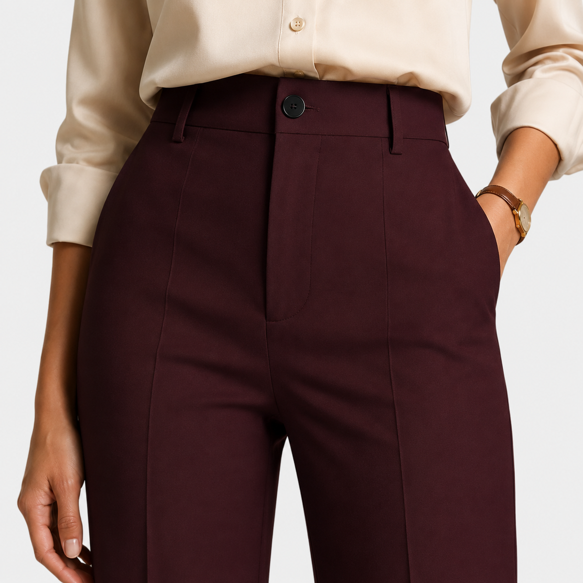 Pantalon large premium pour femme, confortable pour le bureau 3