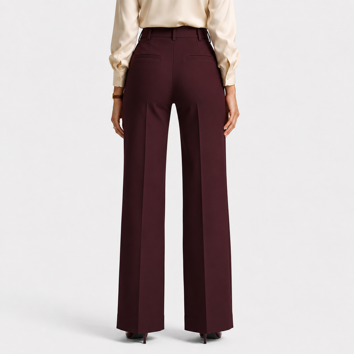 Pantalon large premium pour femme, confortable pour le bureau 4