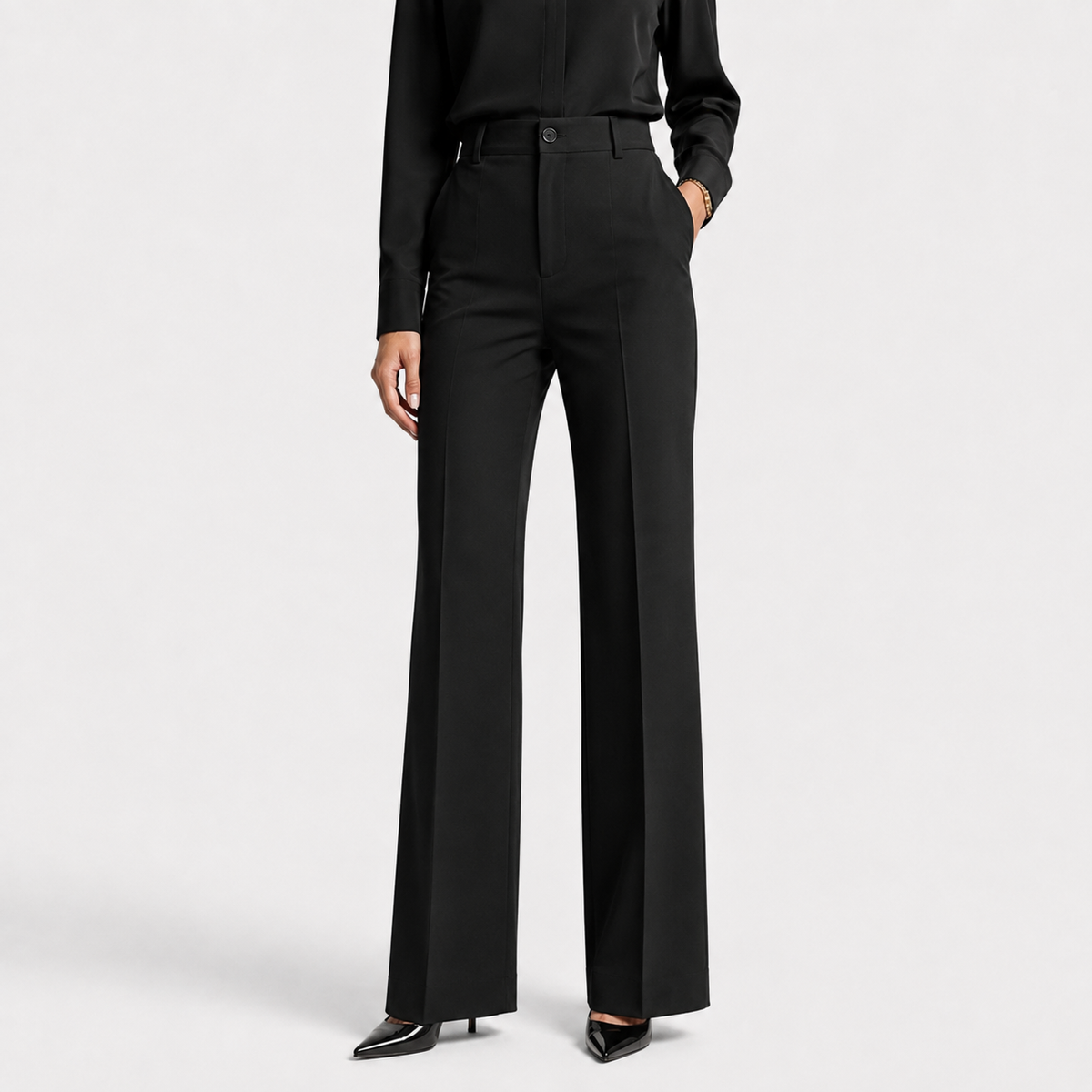 Pantalon large premium pour femme, confortable pour le bureau 5