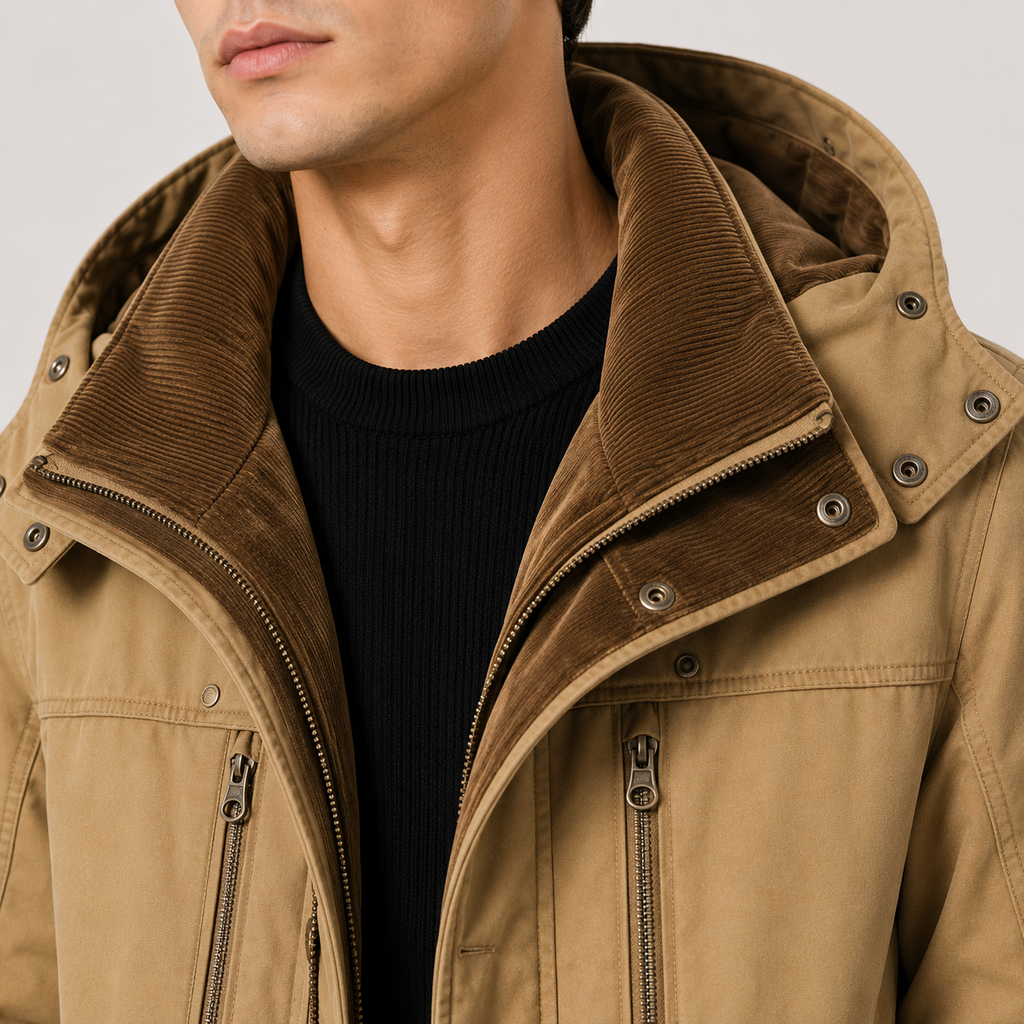 Parka d'hiver pour homme, isolée et imperméable, idéale pour les temps froids. 2
