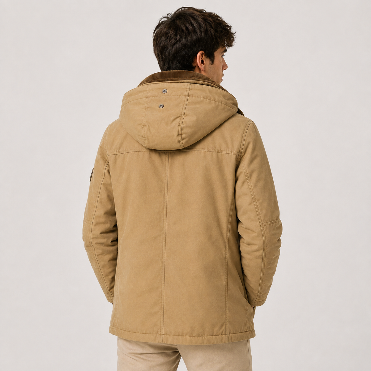 Parka d'hiver pour homme, isolée et imperméable, idéale pour les temps froids. 3
