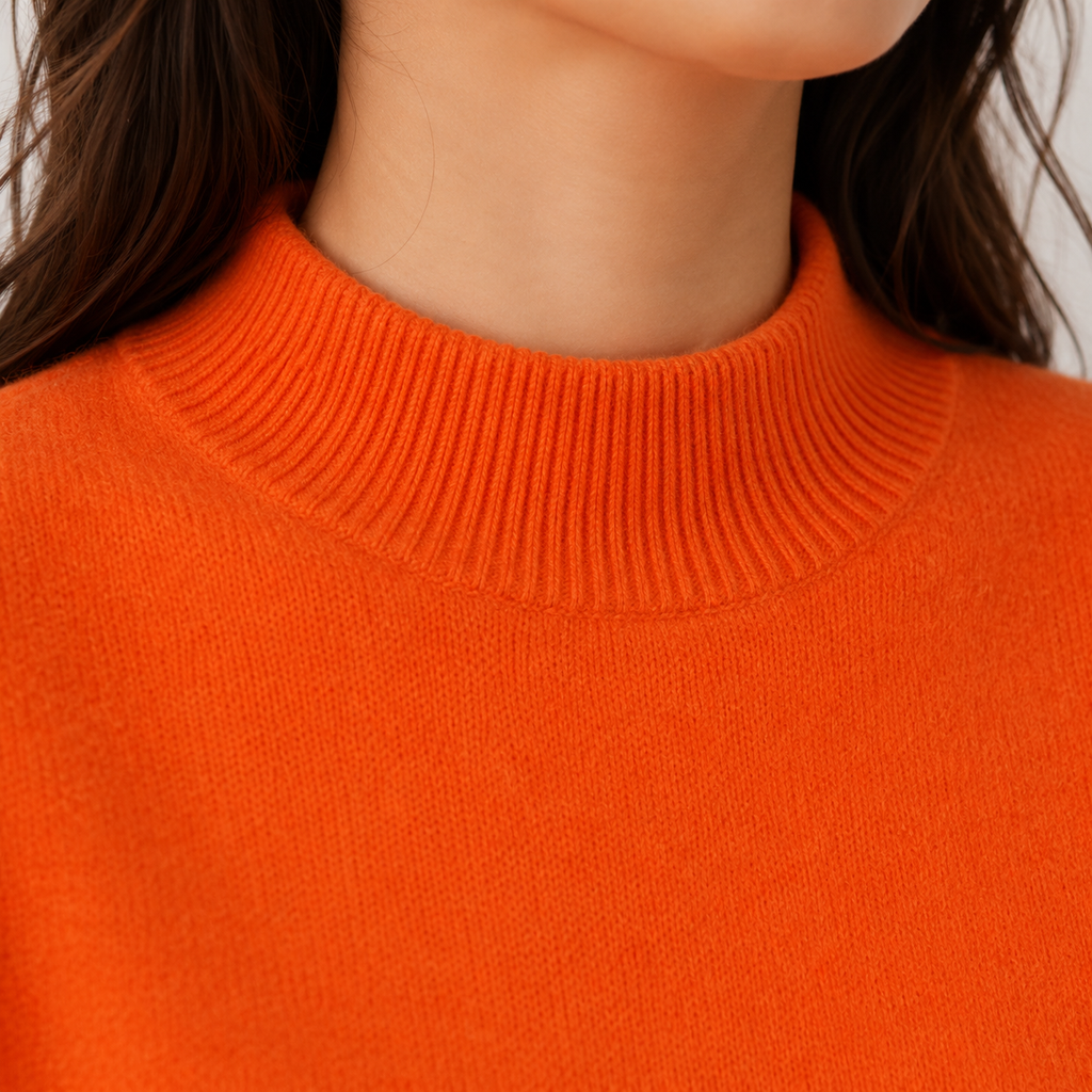 Pull en cachemire léger pour femme, coupe classique 2