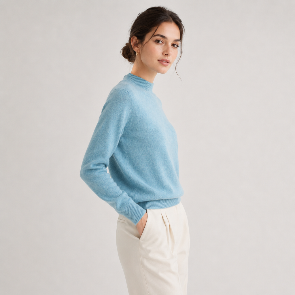 Pull premium pour femme, confortable et classique, en maille d'hiver 1