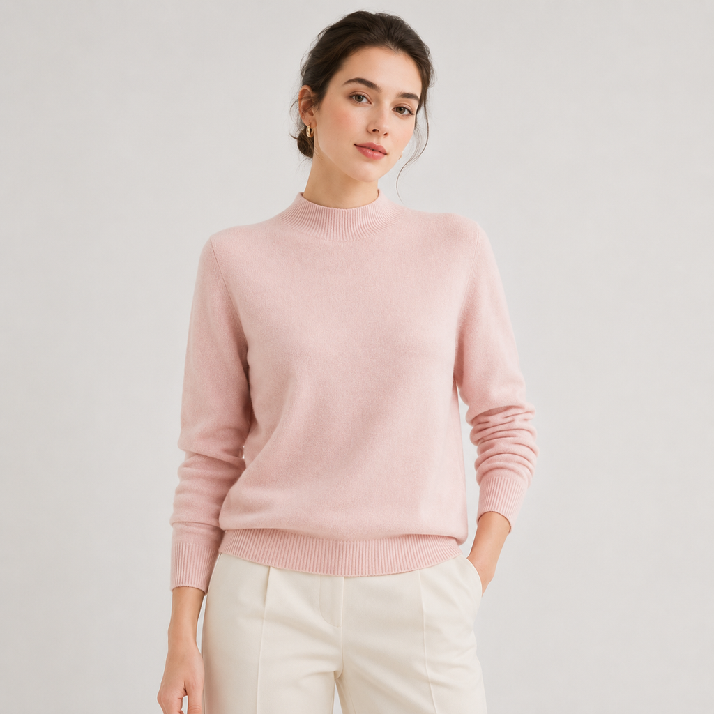 Pull premium pour femme, confortable et classique, en maille d'hiver 4