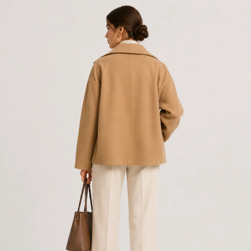 Veste boutonnée pour femme, coupe décontractée, vêtement d'extérieur intemporel 3