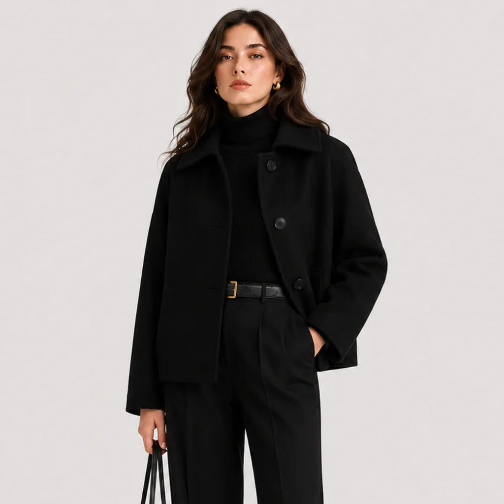 Veste boutonnée pour femme, coupe décontractée, vêtement d'extérieur intemporel 4