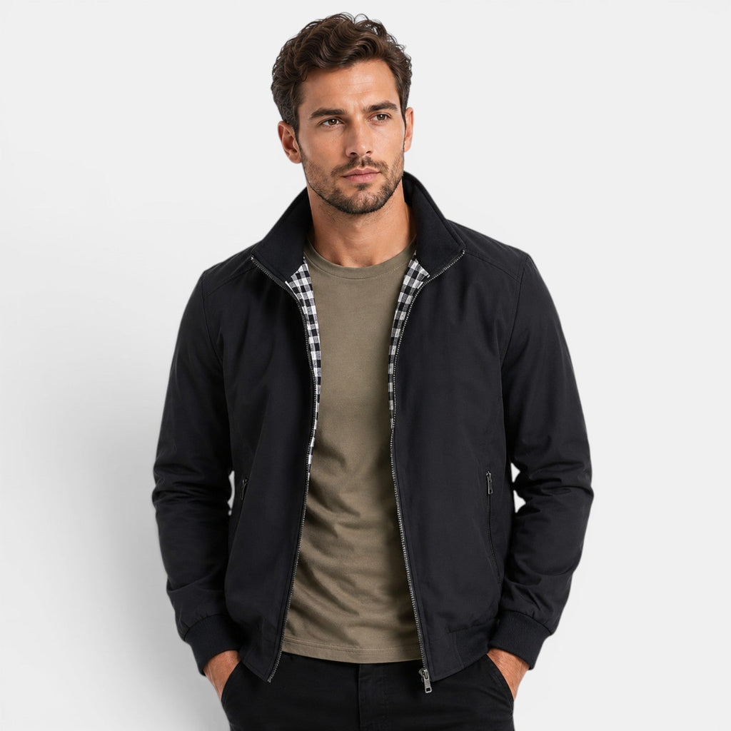 Veste décontractée légère pour homme, respirante et confortable, fermeture éclair sur le devant 10