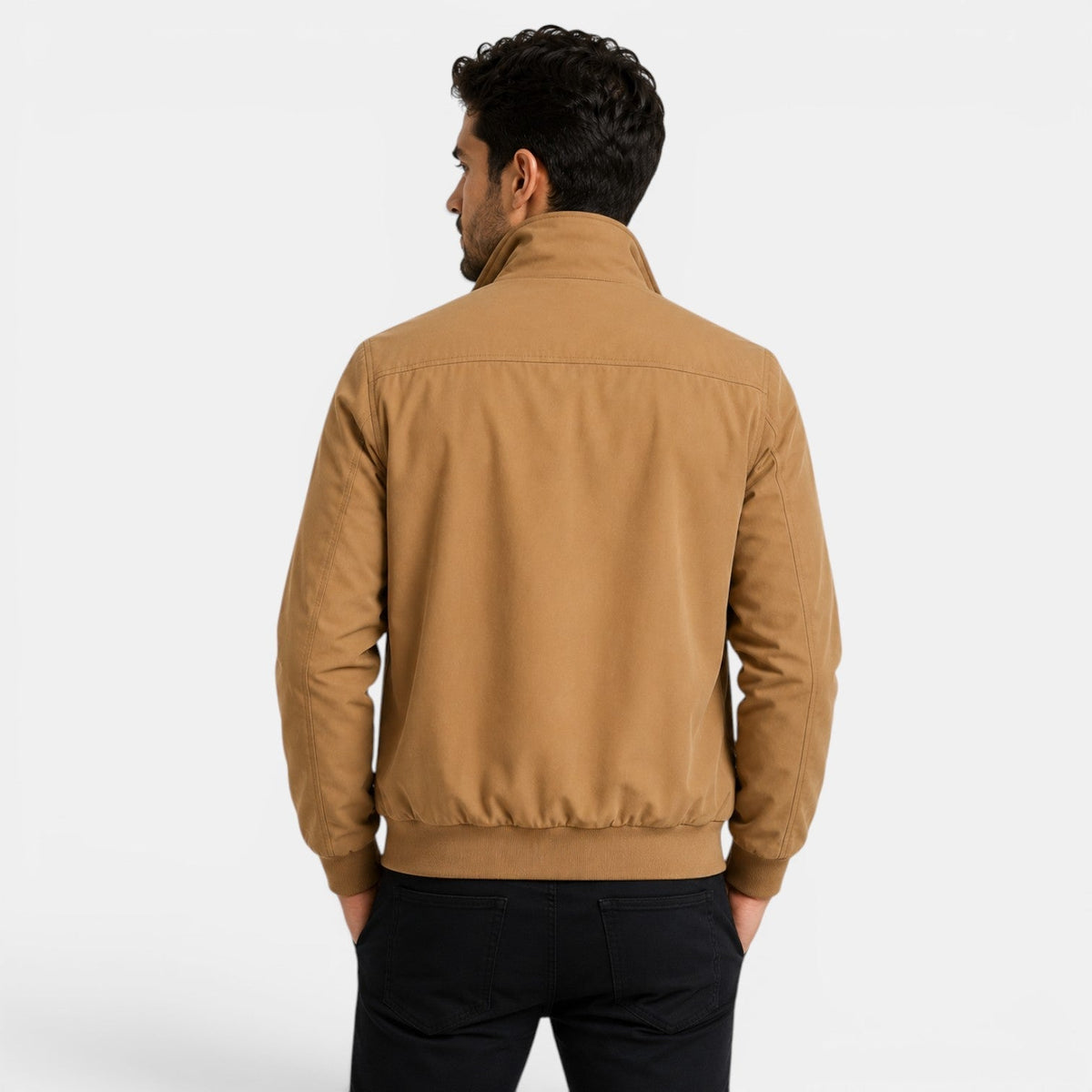 Veste décontractée légère pour homme, respirante et confortable, fermeture éclair sur le devant 2