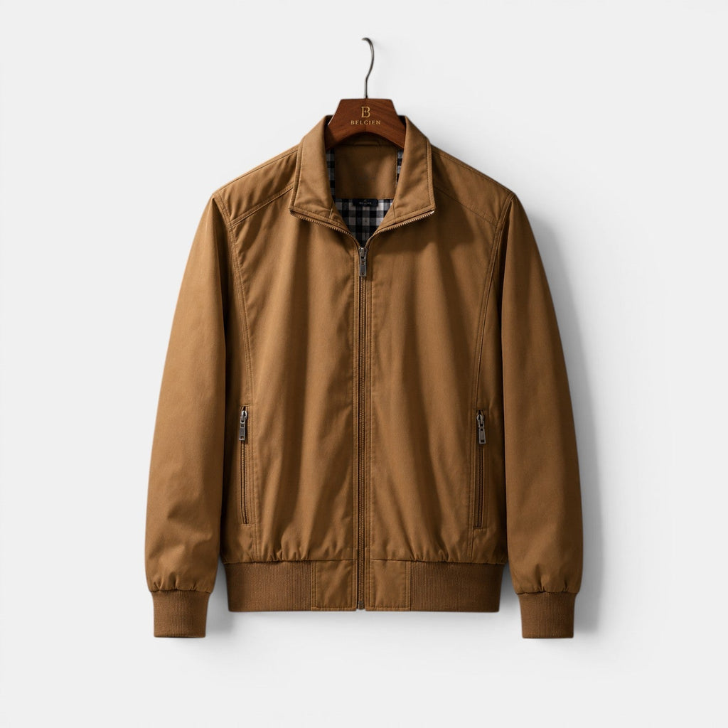 Veste décontractée légère pour homme, respirante et confortable, fermeture éclair sur le devant 4