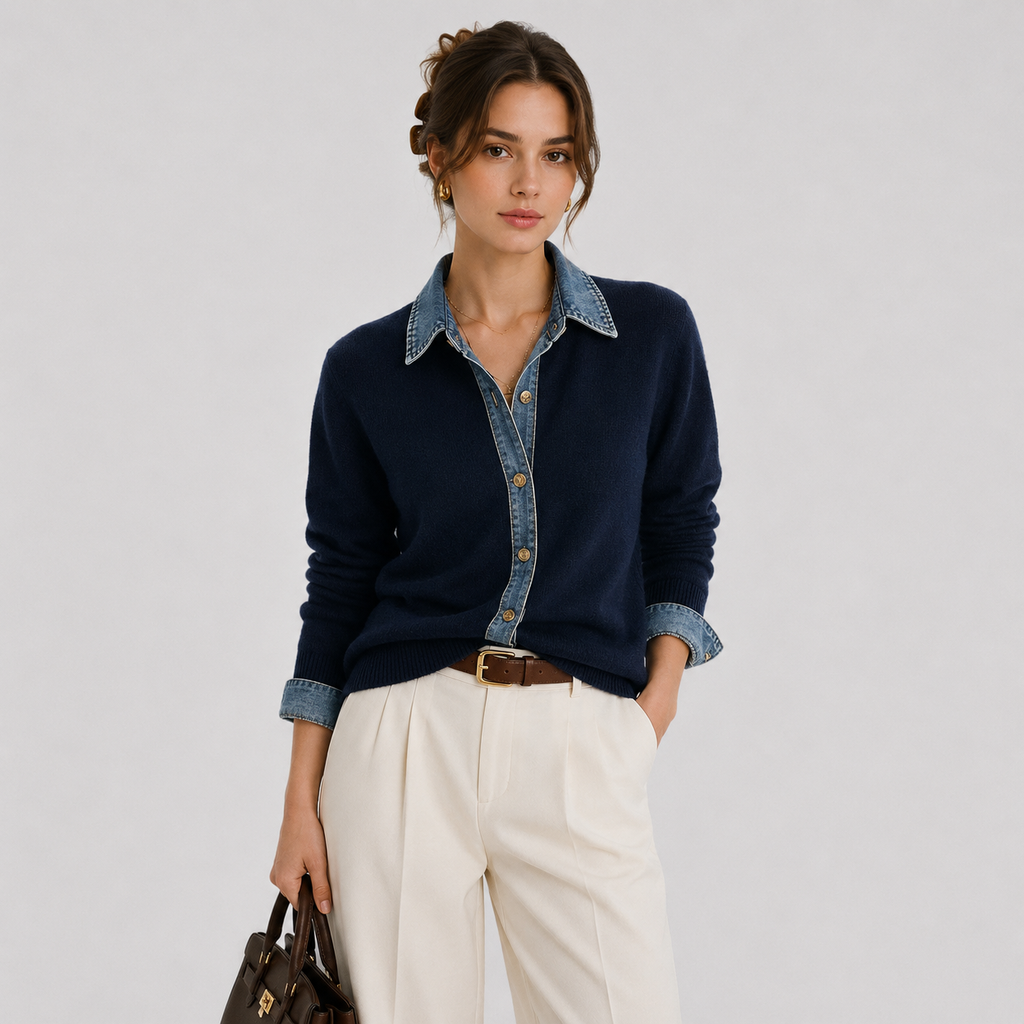 Veste en jean classique à boutons pour femme, vêtement d'extérieur idéal au quotidien 4