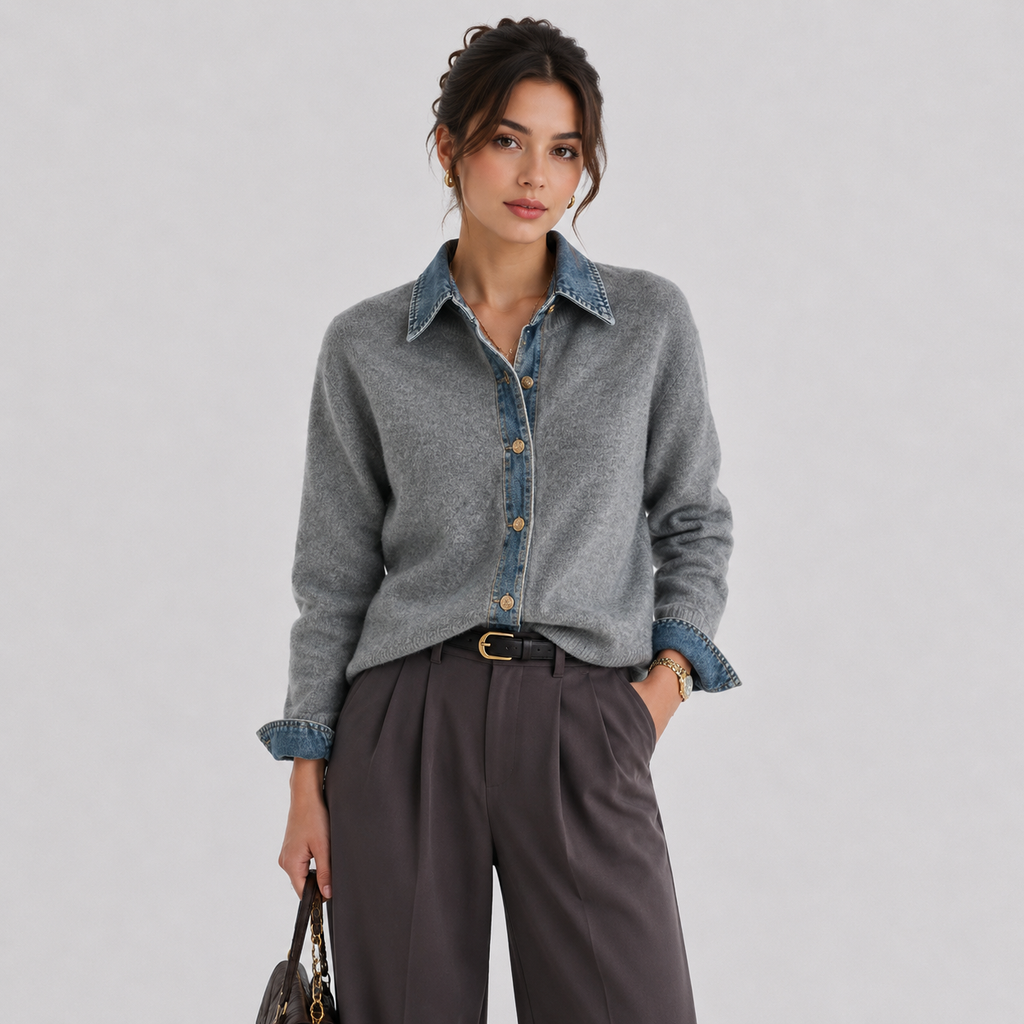 Veste en jean classique à boutons pour femme, vêtement d'extérieur idéal au quotidien 6