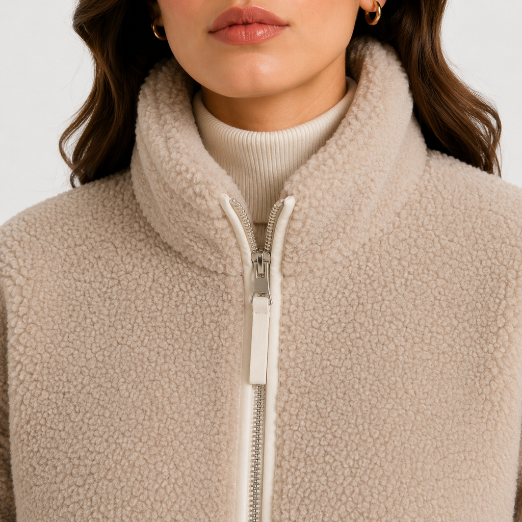 Veste polaire classique pour femme : confort hivernal raffiné 2