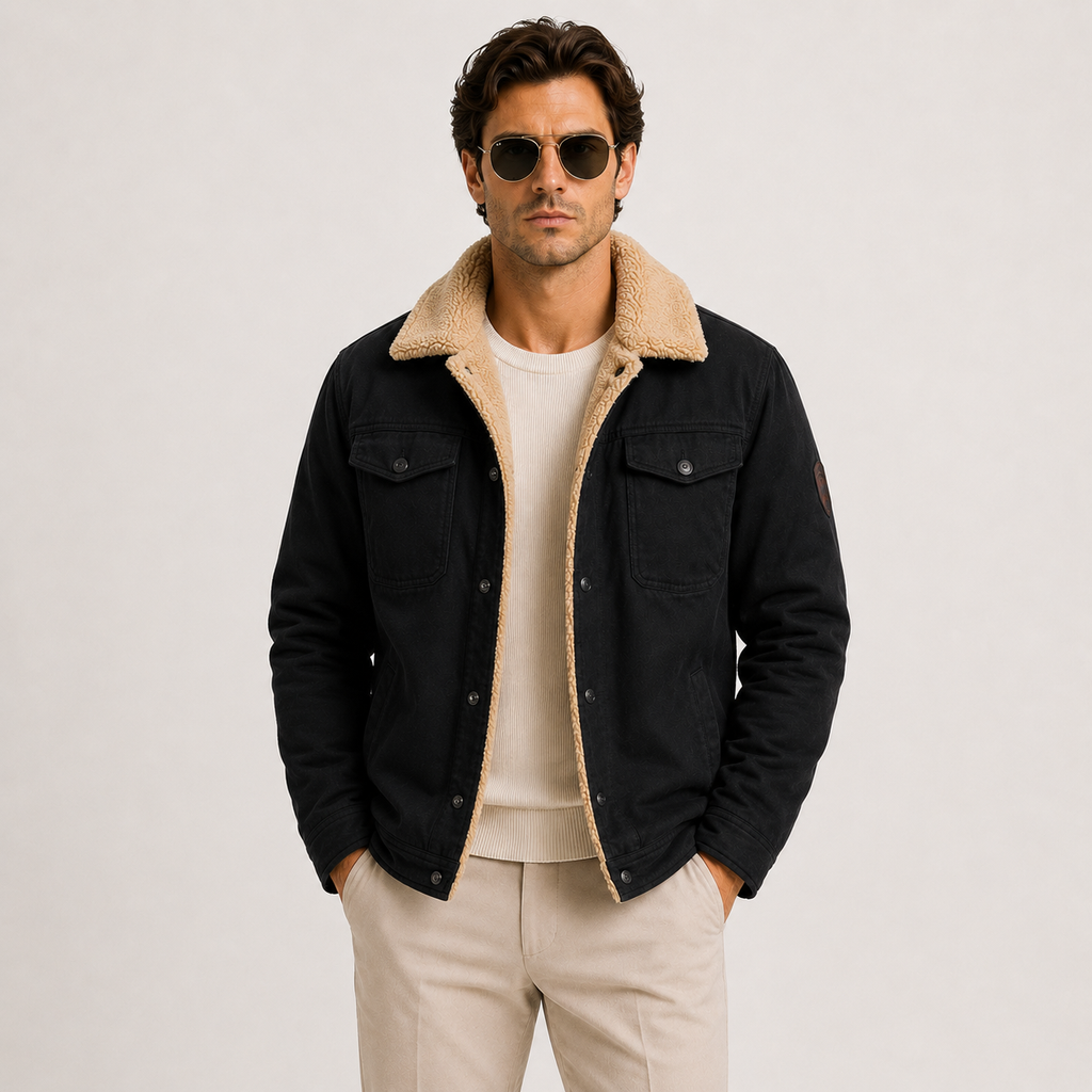 Veste utilitaire doublée en polaire pour homme, manteau d'hiver isolé 5